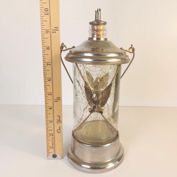 Vintage Decanter Barware Americana Eagle Kitsch Musical Plays How Dry I Am - Picture 7 of 8